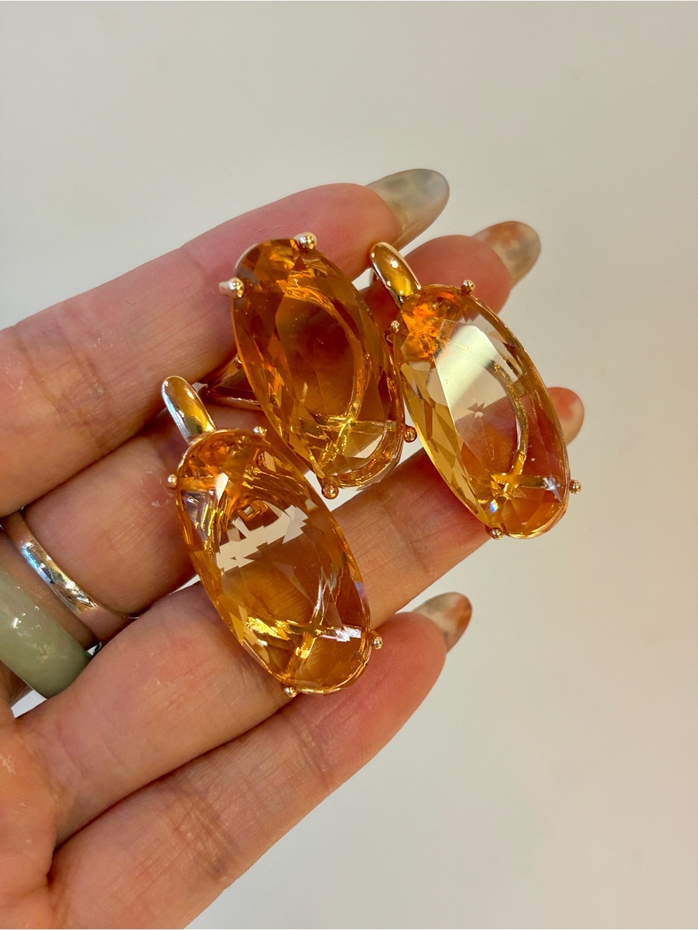 New Rose Gold Plated Luxury Cocktail Party Jewelry Set S925 Earring